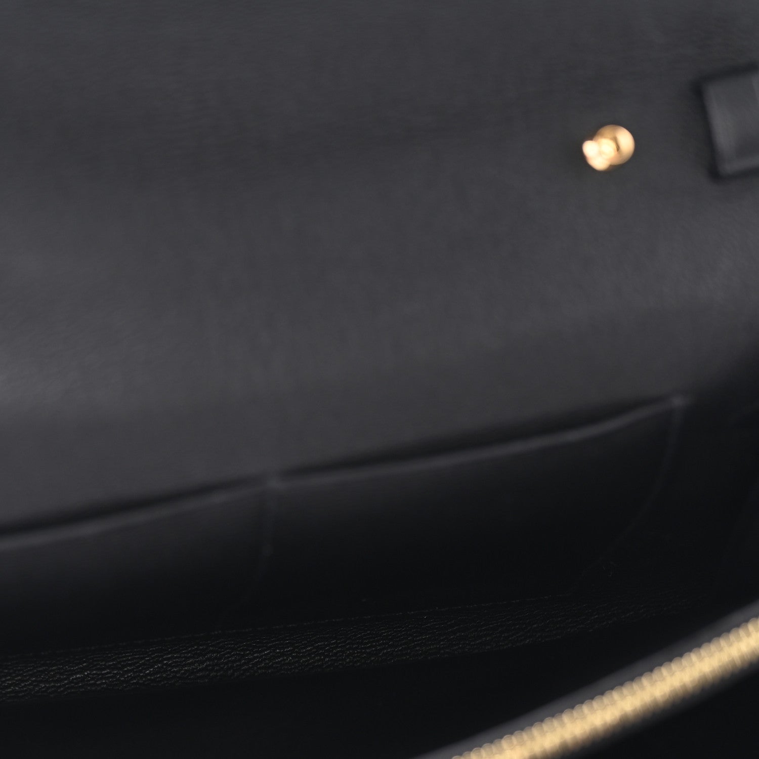 Hermes Shiny Alligator Kelly Wallet To Go Black 5 of 13