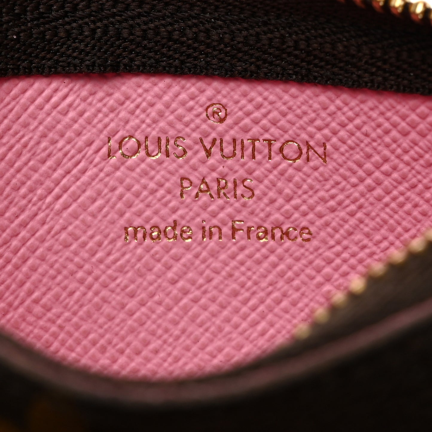 Monogram 2023 Christmas Animation Alpine Key Pouch Pink