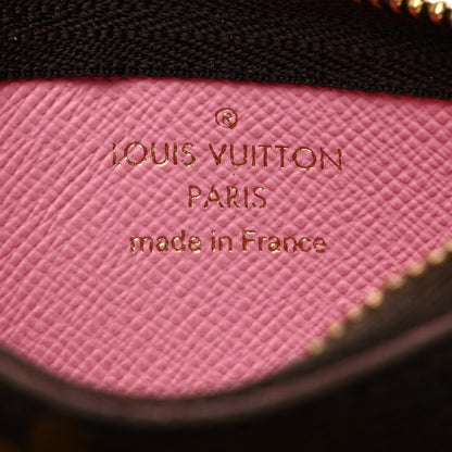 Louis Vuitton Monogram 2023 Christmas Animation Alpine Key Pouch Pink 6 of 7