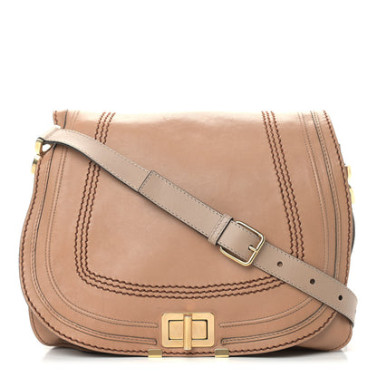Chloe Calfskin Large Marcie Lock Messenger Armagnac 1 of 11