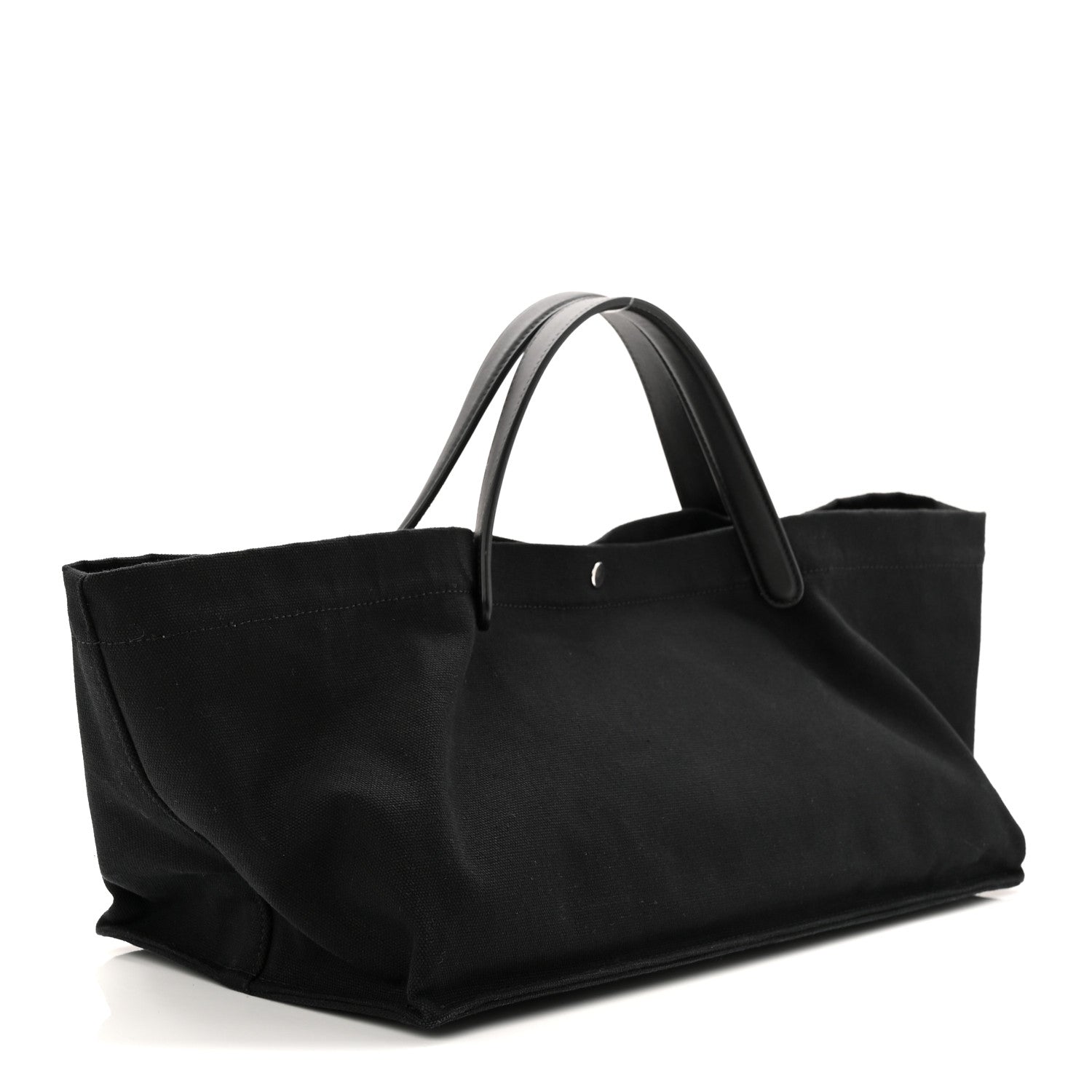 The Row Cotton Twill East West Idaho Tote Black 2 of 9