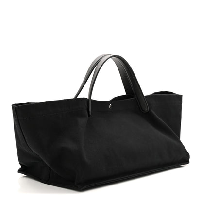 The Row Cotton Twill East West Idaho Tote Black 2 of 9