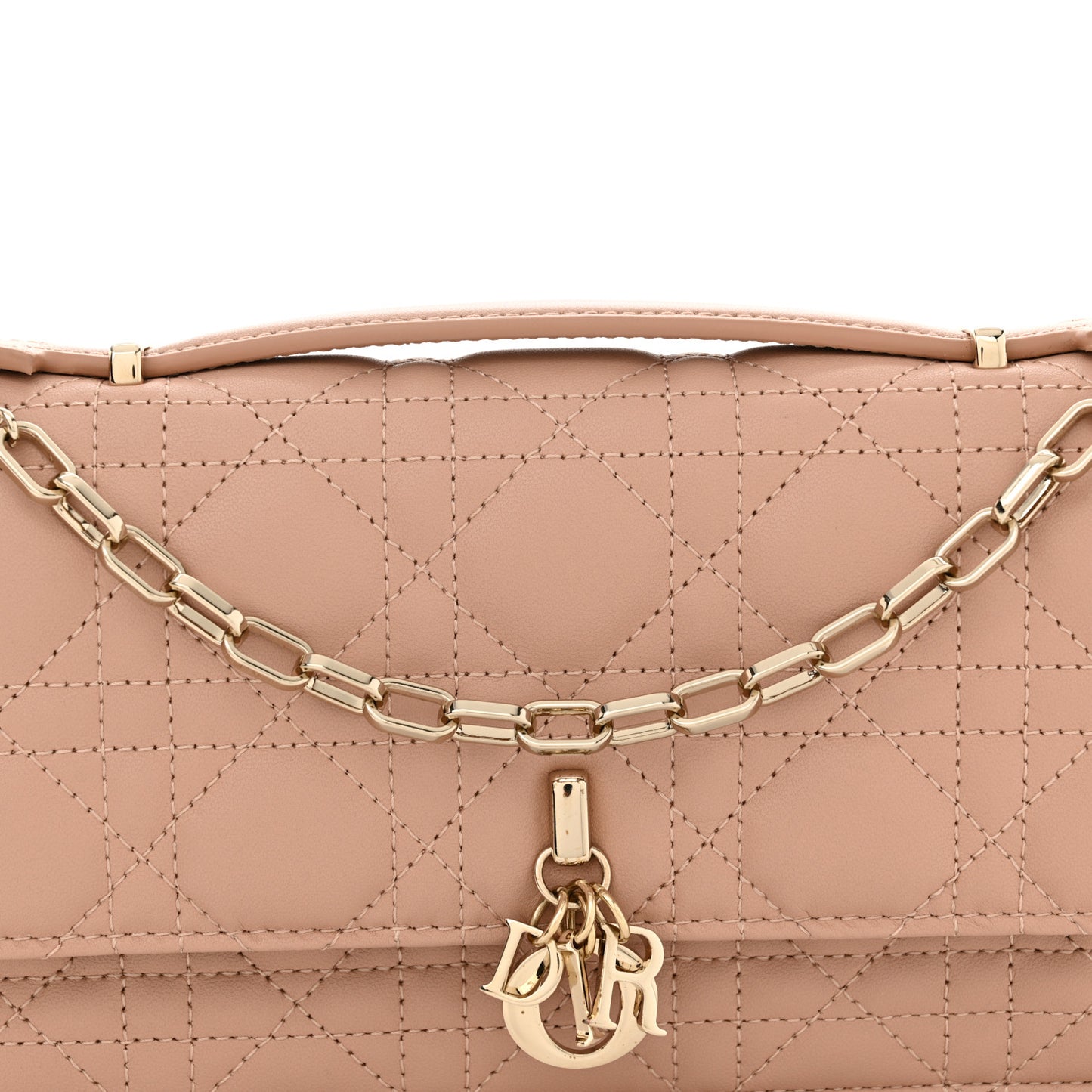 Lambskin Cannage Mini My Dior Bag Rose Des Vents