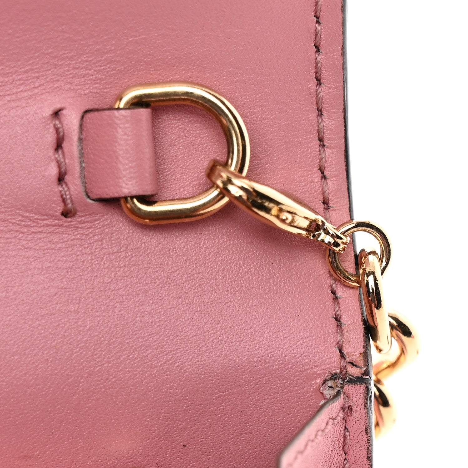 Gucci Guccissima Icon Chain Wallet Carmine Rose 12 of 13