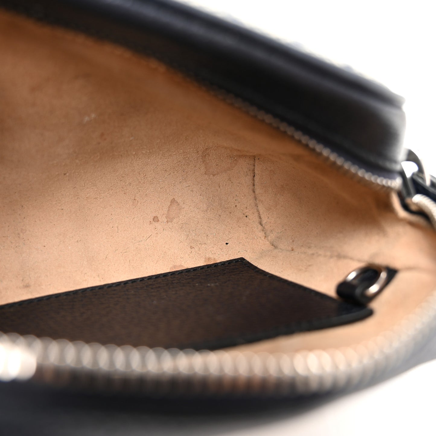 GG Supreme Monogram Textured Dollar Calfskin Web Mini Ophidia Shoulder Bag Beige Blue