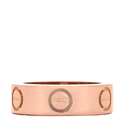 Cartier 18K Pink Gold Pink Sapphire 5.5mm LOVE Ring 44 3 3 of 5