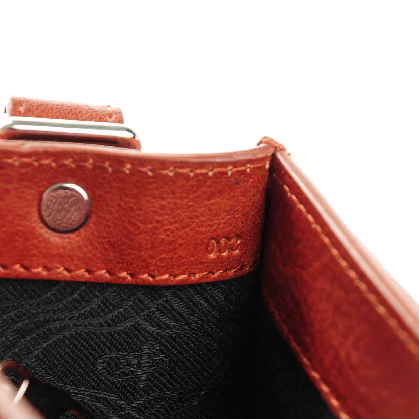 Calfskin PS11 Classic Shoulder Bag Saddle