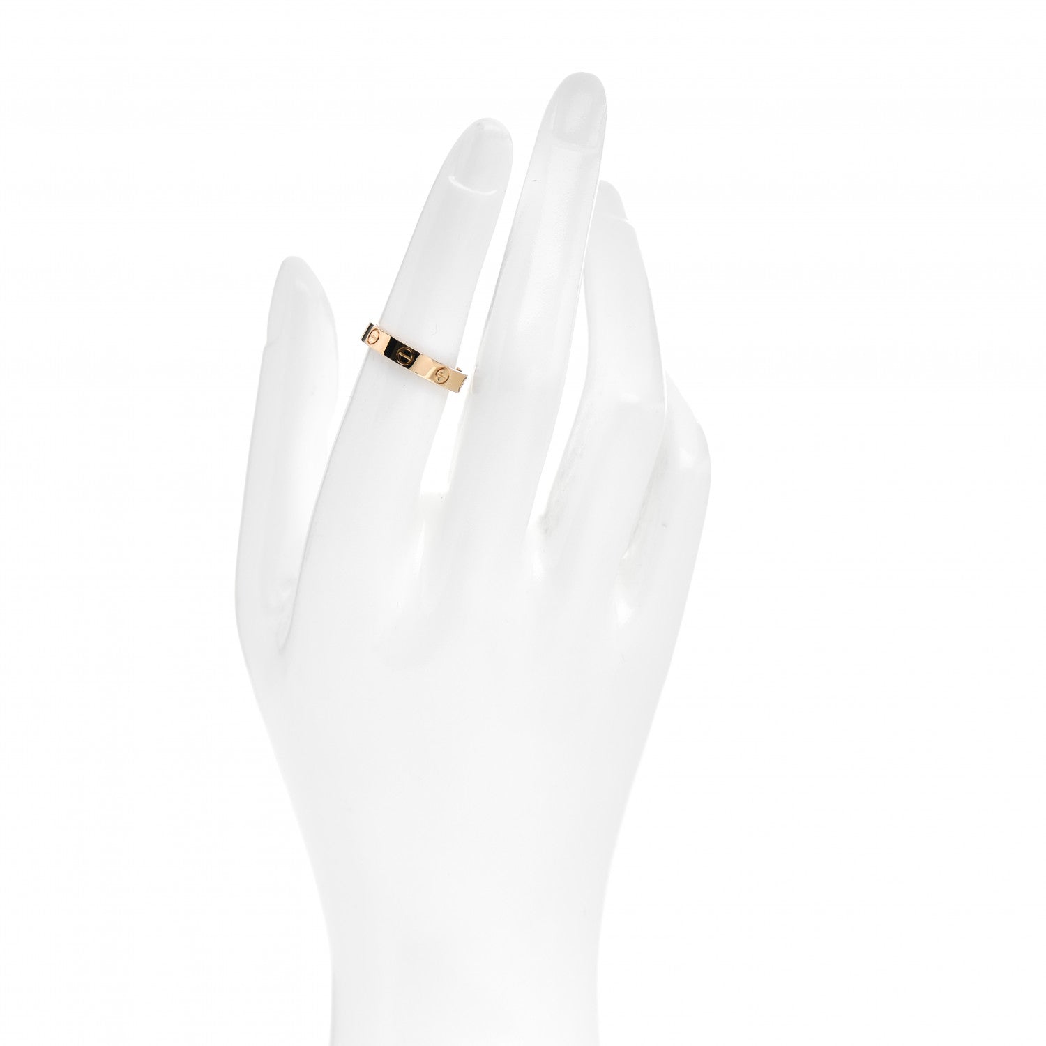 Cartier 18K Yellow Gold 3.5mm LOVE Wedding Band Ring 52 6 2 of 5