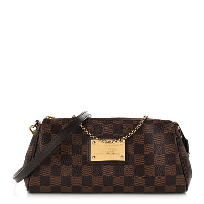 Louis Vuitton Damier Ebene Eva Clutch 1 of 10