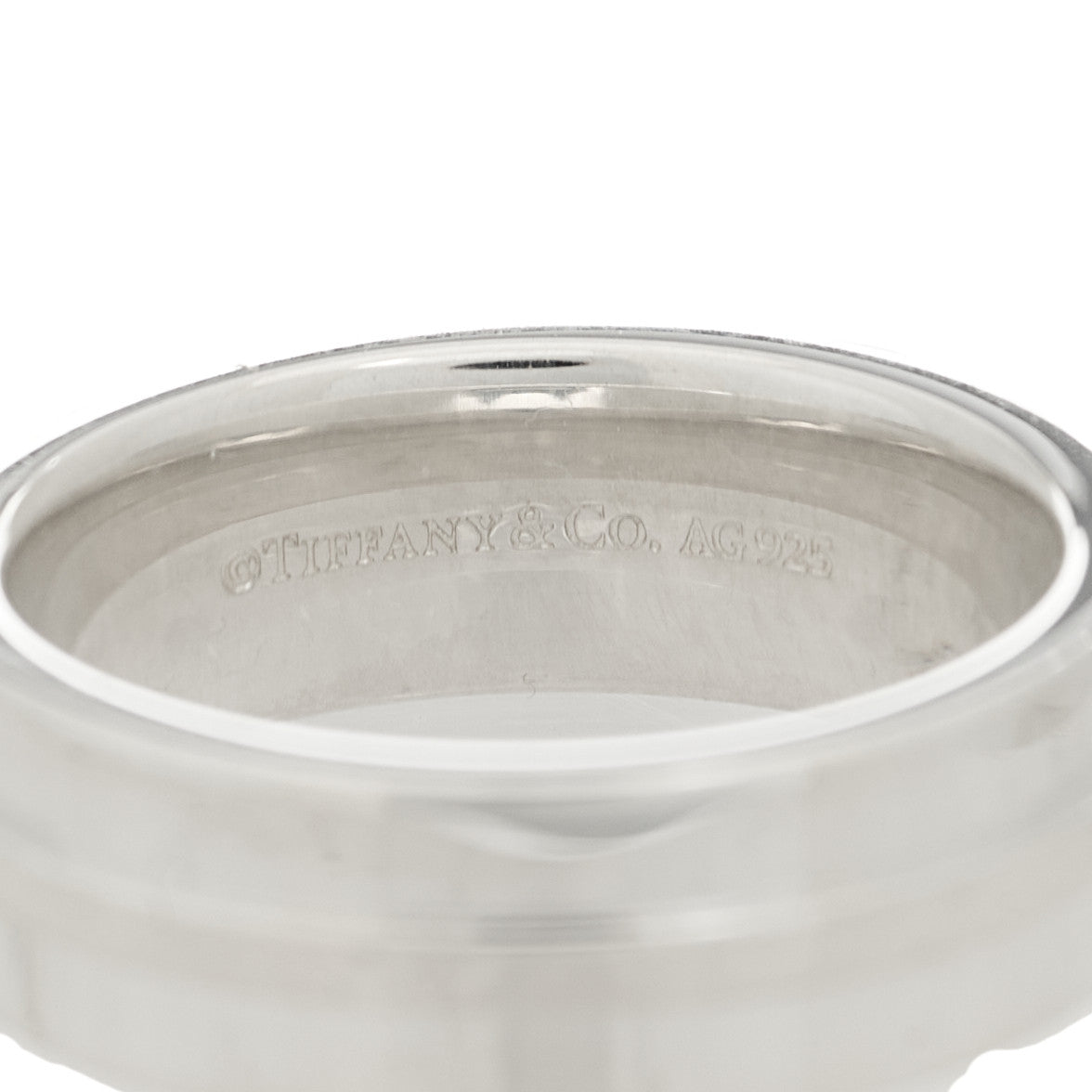 Sterling Silver T Wide Ring 49 5