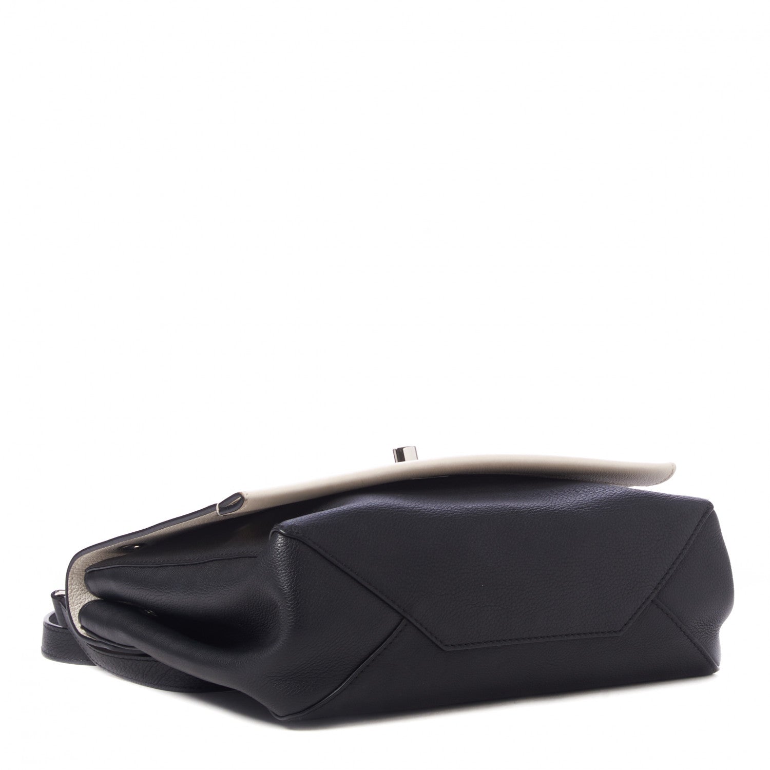 Louis Vuitton Calfskin Mechanical Flowers Lockme II Black White 4 of 11