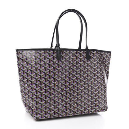 Goyard Goyardine Saint Louis Claire Voie PM Black Violet 3 of 10