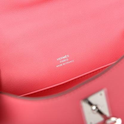 Hermes Swift Kelly Pochette Clutch Rose Azalee 8 of 10