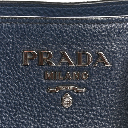 Prada Vitello Phenix Shopping Tote Baltico 12 of 14