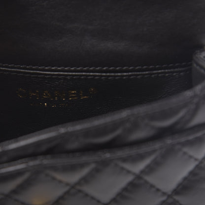 Chanel Aged Calfskin Quilted 2.55 Reissue Chain Waist Bag Black 6 of 11