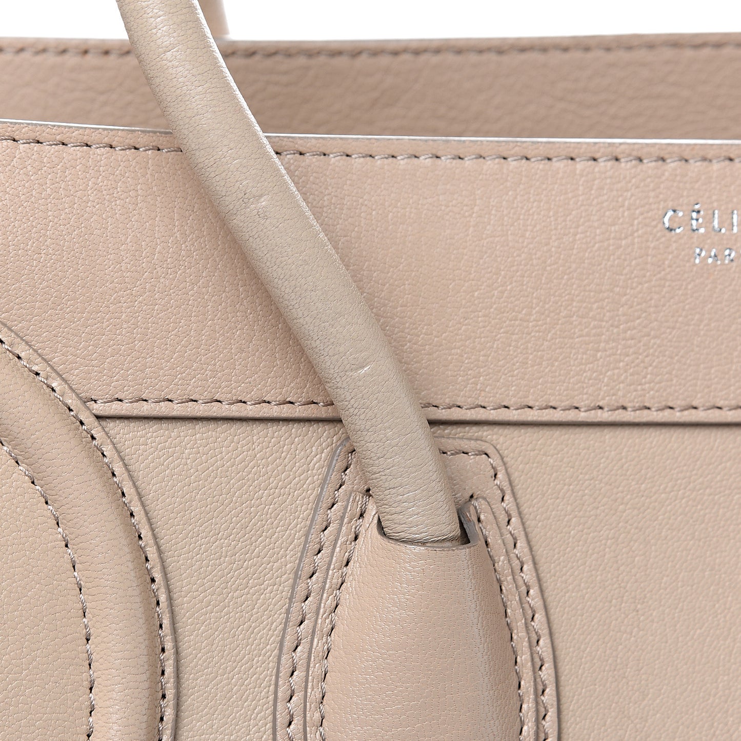Goatskin Mini Luggage Sand