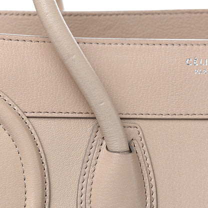 Celine Goatskin Mini Luggage Sand 14 of 19