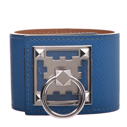 Hermes Epsom Creneau Bracelet S Bleu Izmir 1 of 8