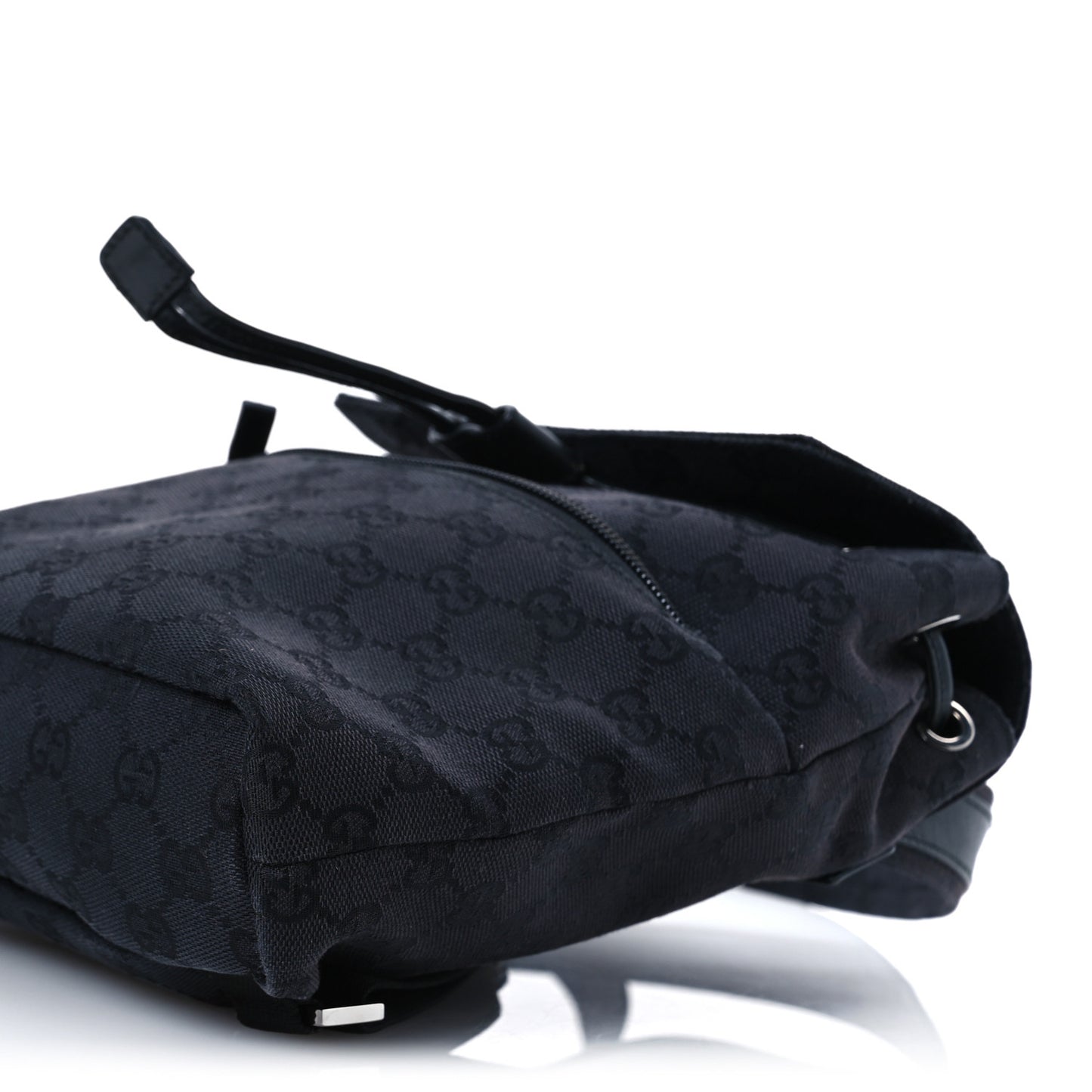 Nylon Monogram Backpack Black