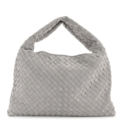 Bottega Veneta Suede Intrecciato Small Hop Sterling 1 of 10