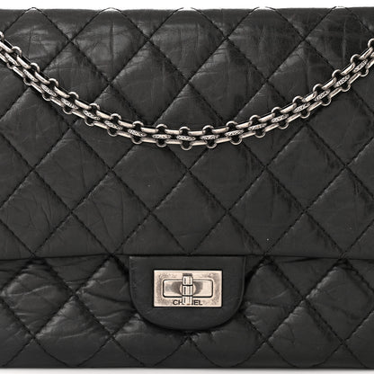 Chanel Aged Calfskin Quilted 2.55 Reissue 226 Flap Black 8 of 14