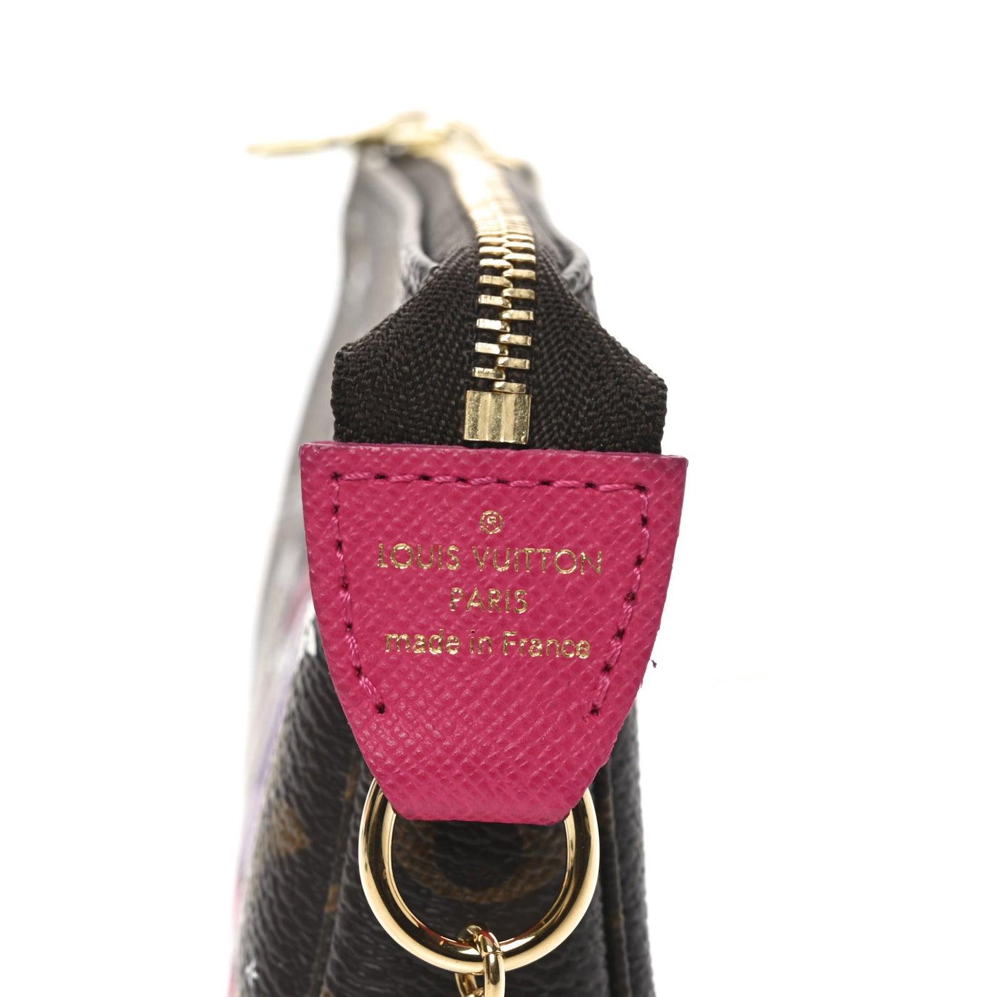 Monogram 2019 Christmas Animation Mini Courchevel Pochette Accessories Fuchsia
