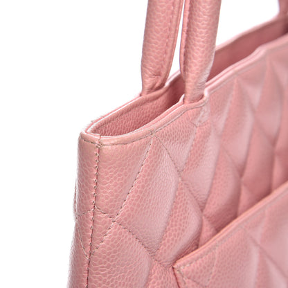 Chanel Caviar Quilted Medallion Tote Light Pink 9 of 16