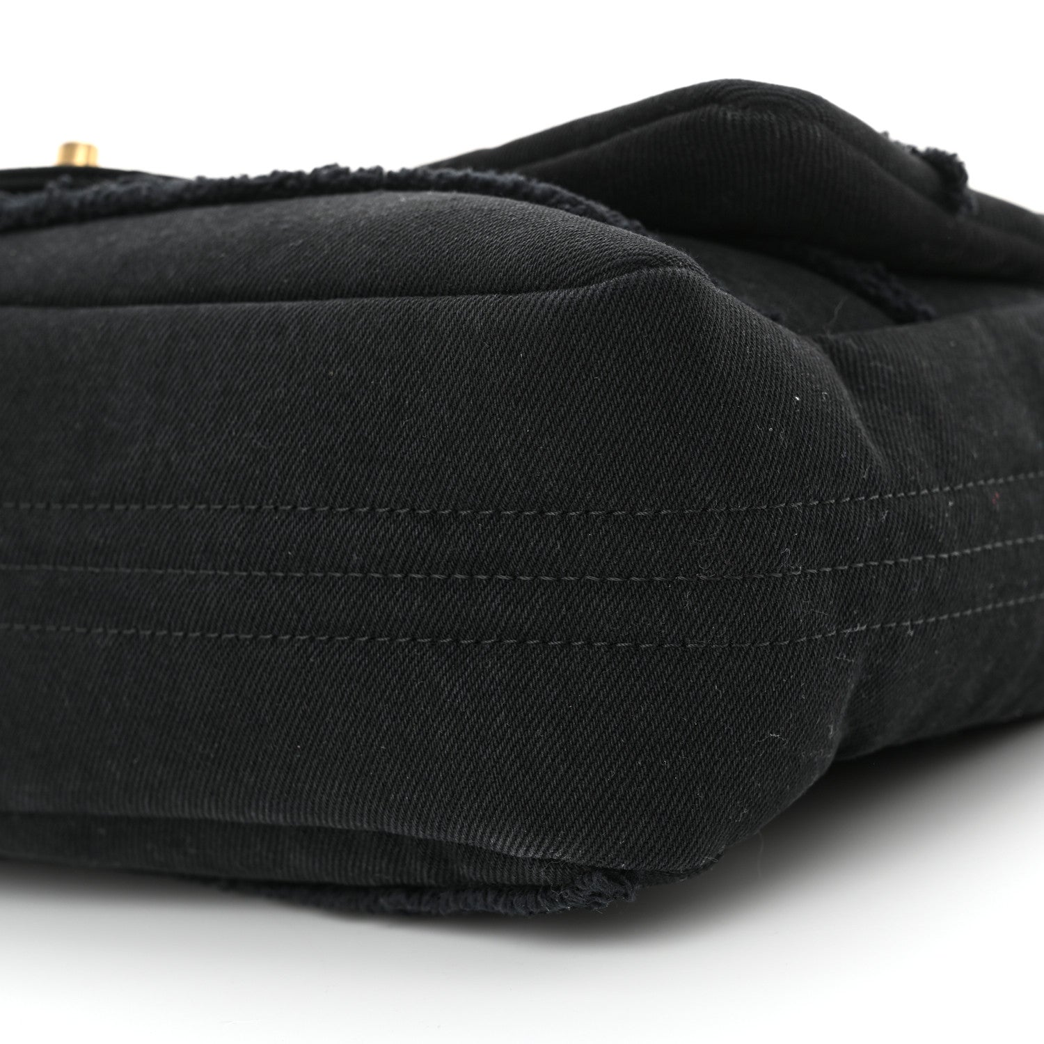 Chanel Denim Coco Jumbo Single Flap Black 10 of 13