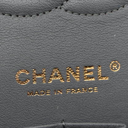 Chanel Caviar Quilted Medium Double Flap Grey 6 of 14