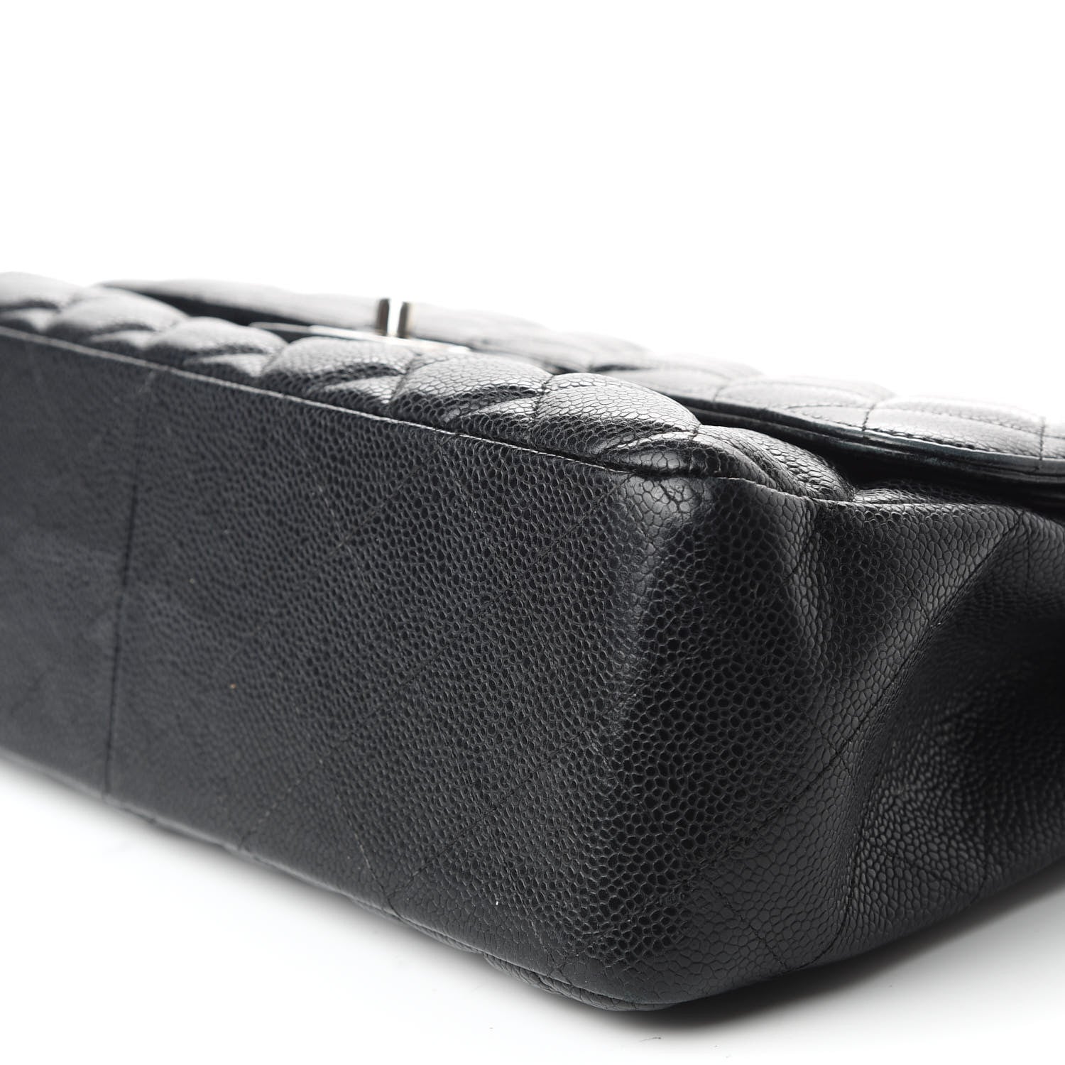 Chanel Caviar Quilted Jumbo Double Flap Black 7 of 12