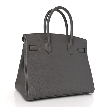 Hermes Togo Birkin 30 Etain 3 of 9