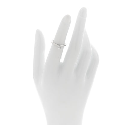 Tiffany Platinum Diamond .22ct Solitaire Engagement Ring 47 4 2 of 6