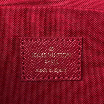 Louis Vuitton Monogram Pochette Felicie Chain Wallet Fuchsia 9 of 15