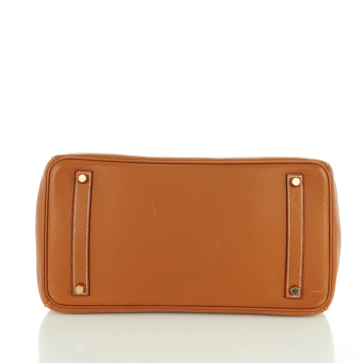 Hermes Taurillon Clemence Birkin 35 Gold 21 of 24