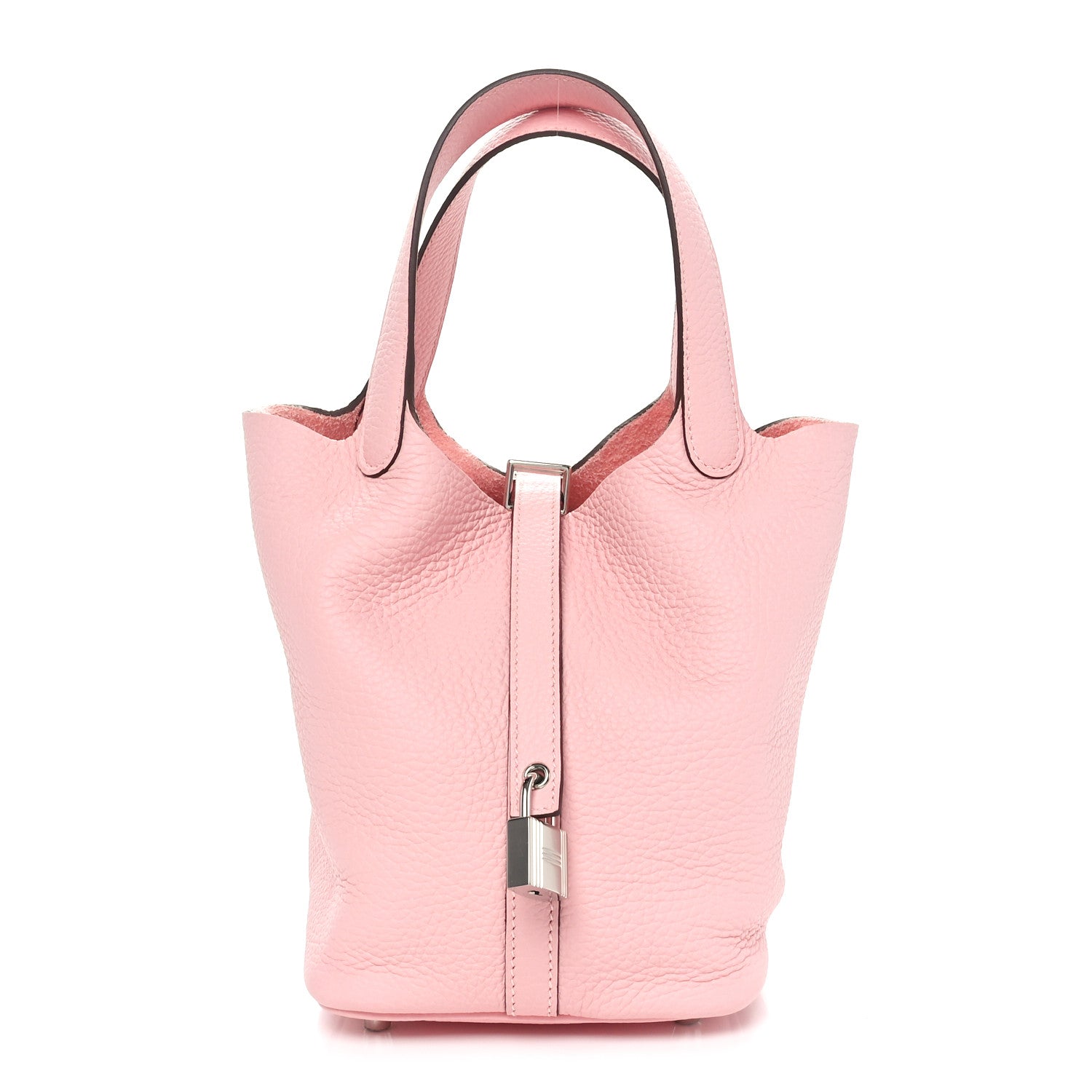 Hermes Taurillon Clemence Picotin Lock 18 PM  Rose Sakura 1 of 11