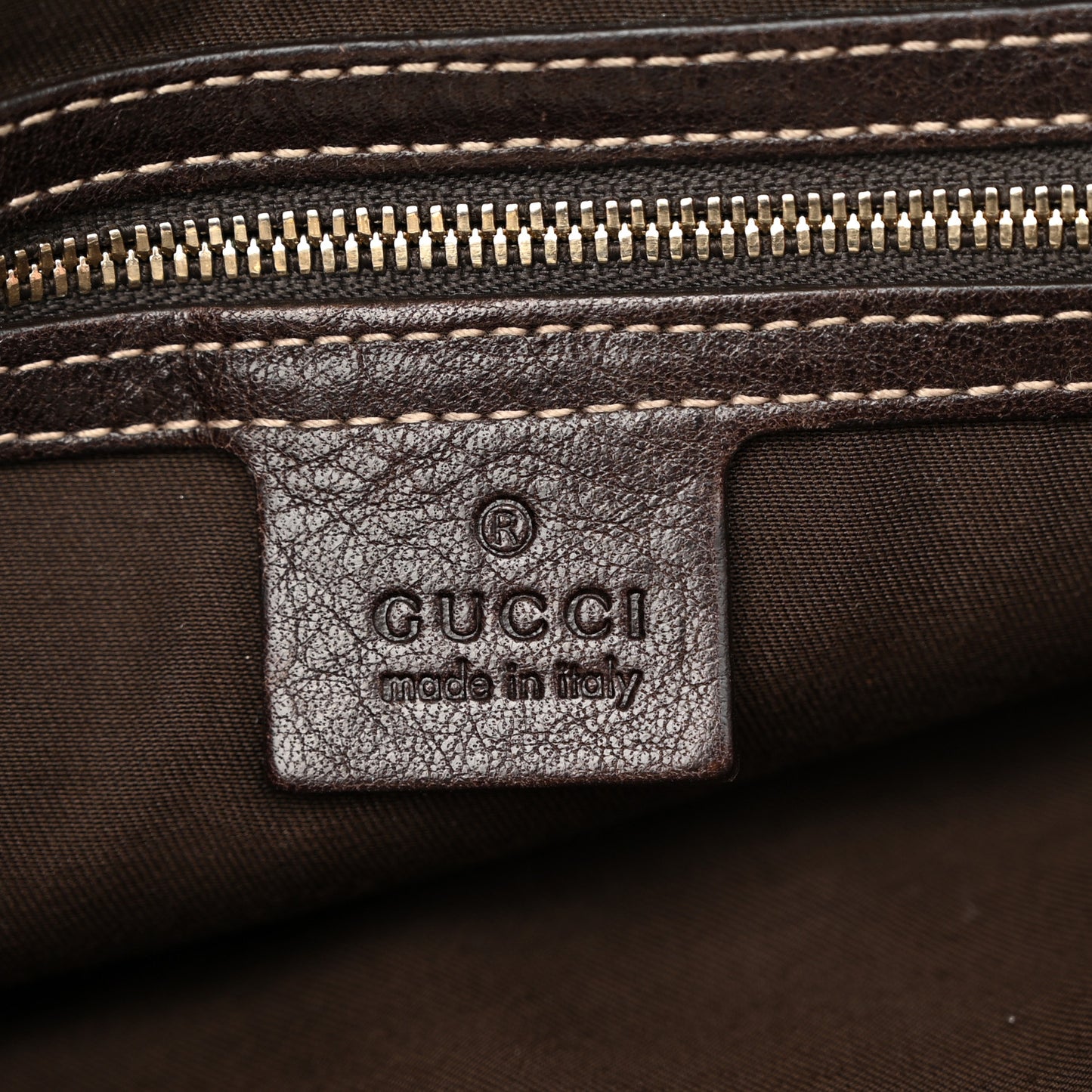 Monogram Web Studded Pelham Shoulder Bag Dark Brown