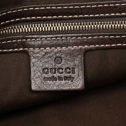 Gucci Monogram Web Studded Pelham Shoulder Bag Dark Brown 6 of 10