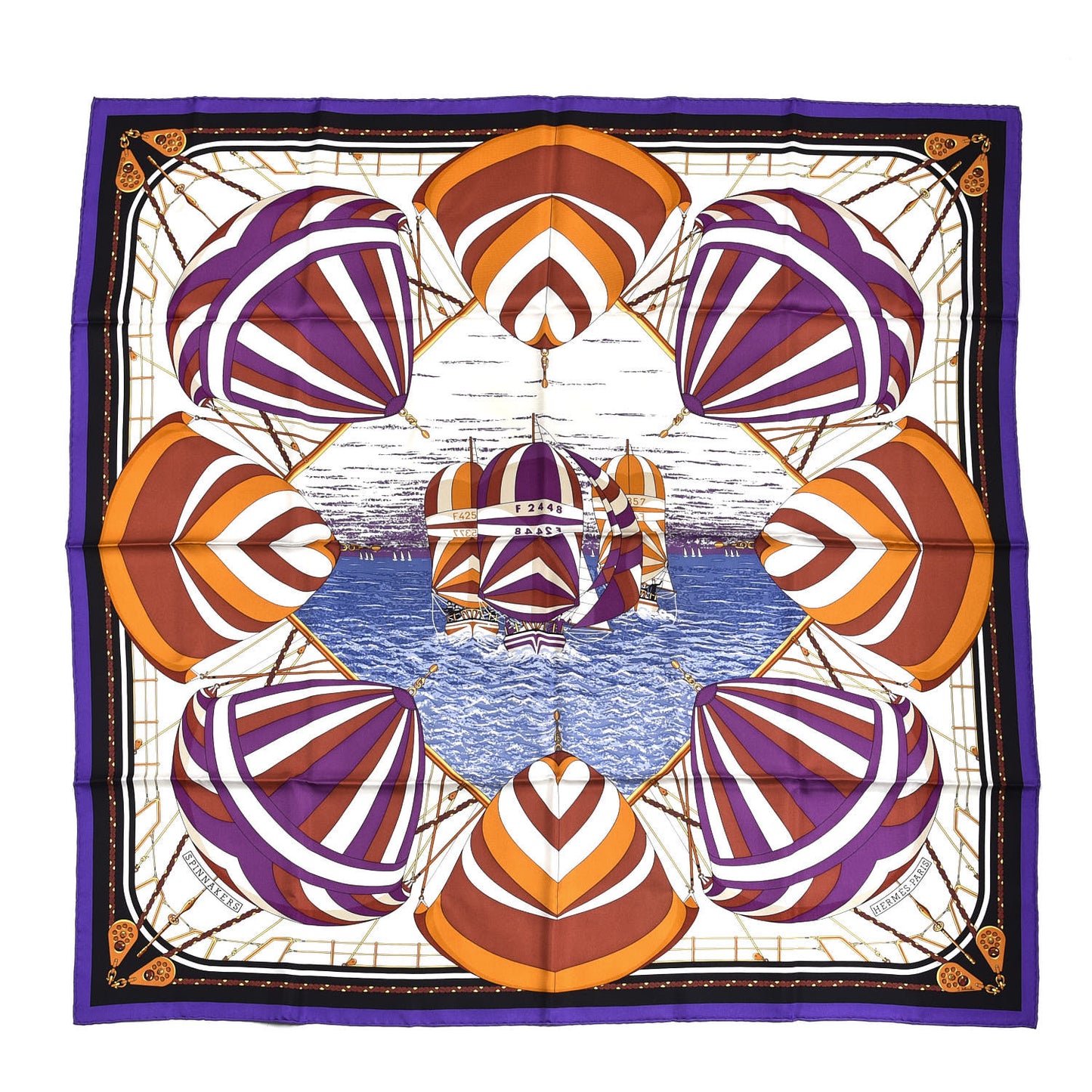 Silk Spinnakers Scarf 90