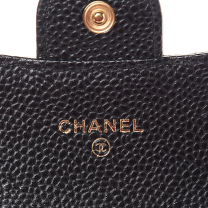 Chanel Caviar Quilted Flap Card Holder Black 6 of 11