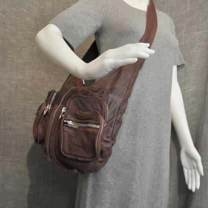 Alexander Wang Leather Suede Donna Hobo Brick Red 2 of 8