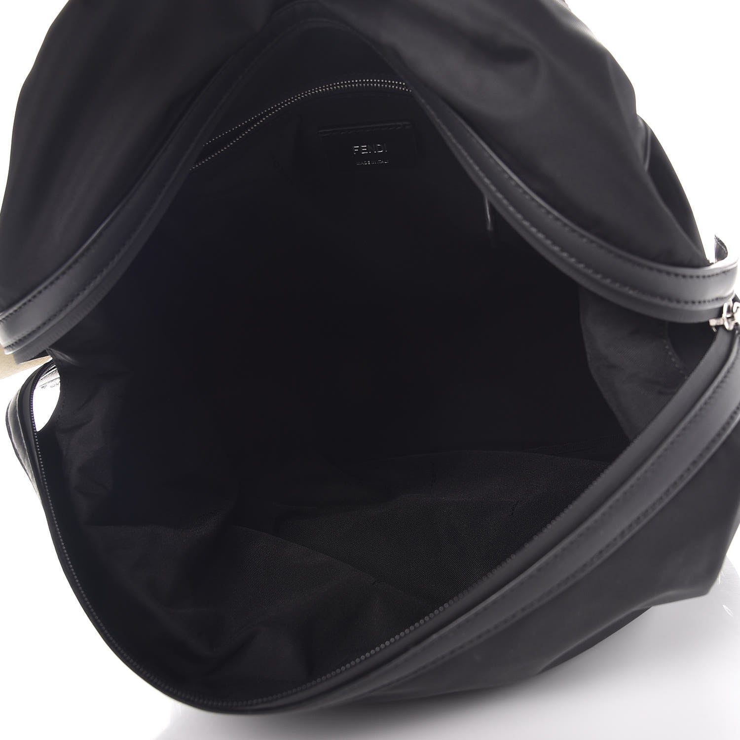 Fendi Nylon Vitello Backpack Black 5 of 7