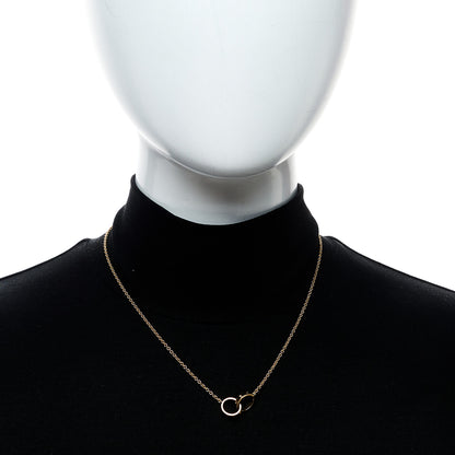 Cartier 18K Yellow Gold Interlocking LOVE Necklace 2 of 6