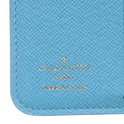 Louis Vuitton Monogram Groom Compact Zip Wallet Blue 7 of 9