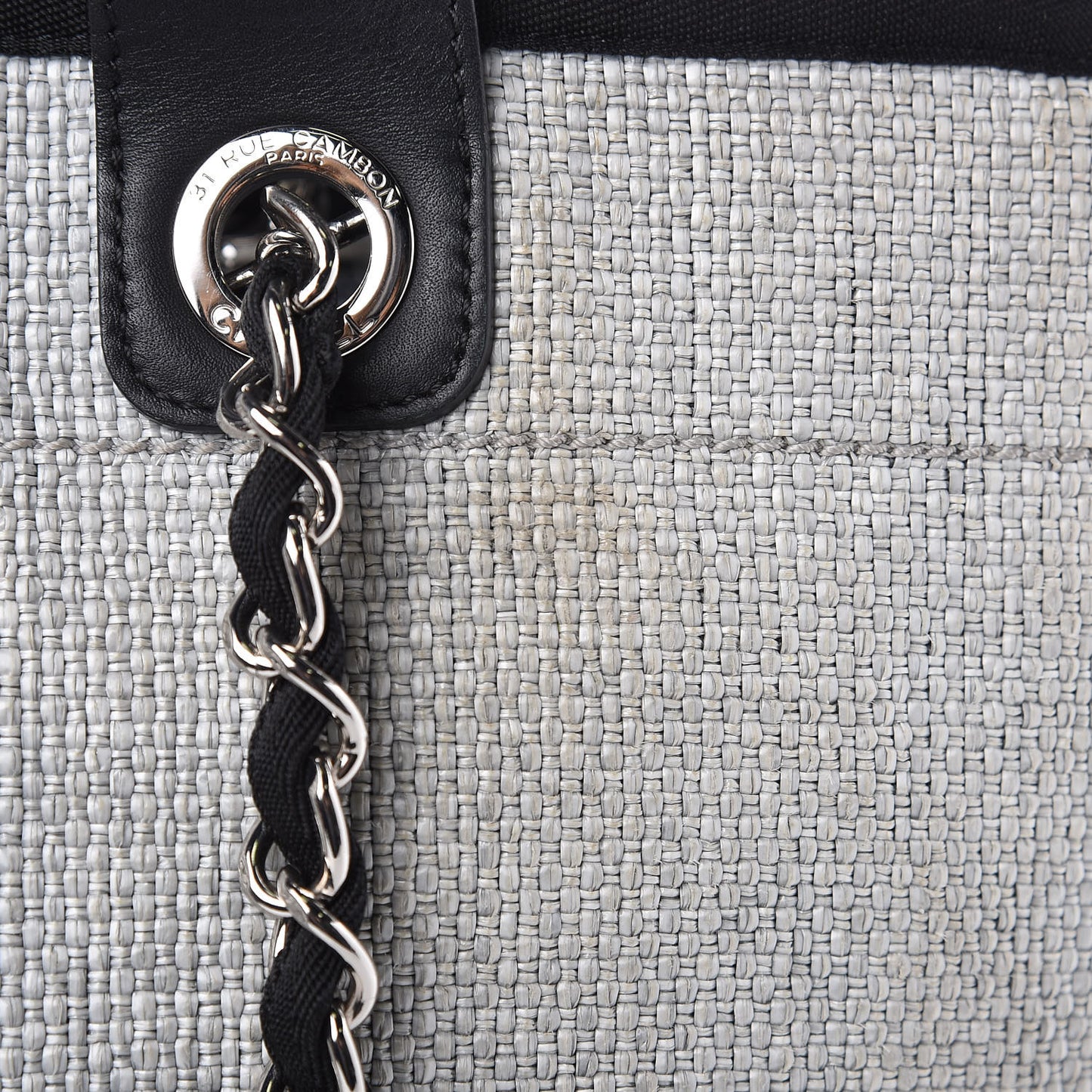Canvas Deauville Large Tote Grey