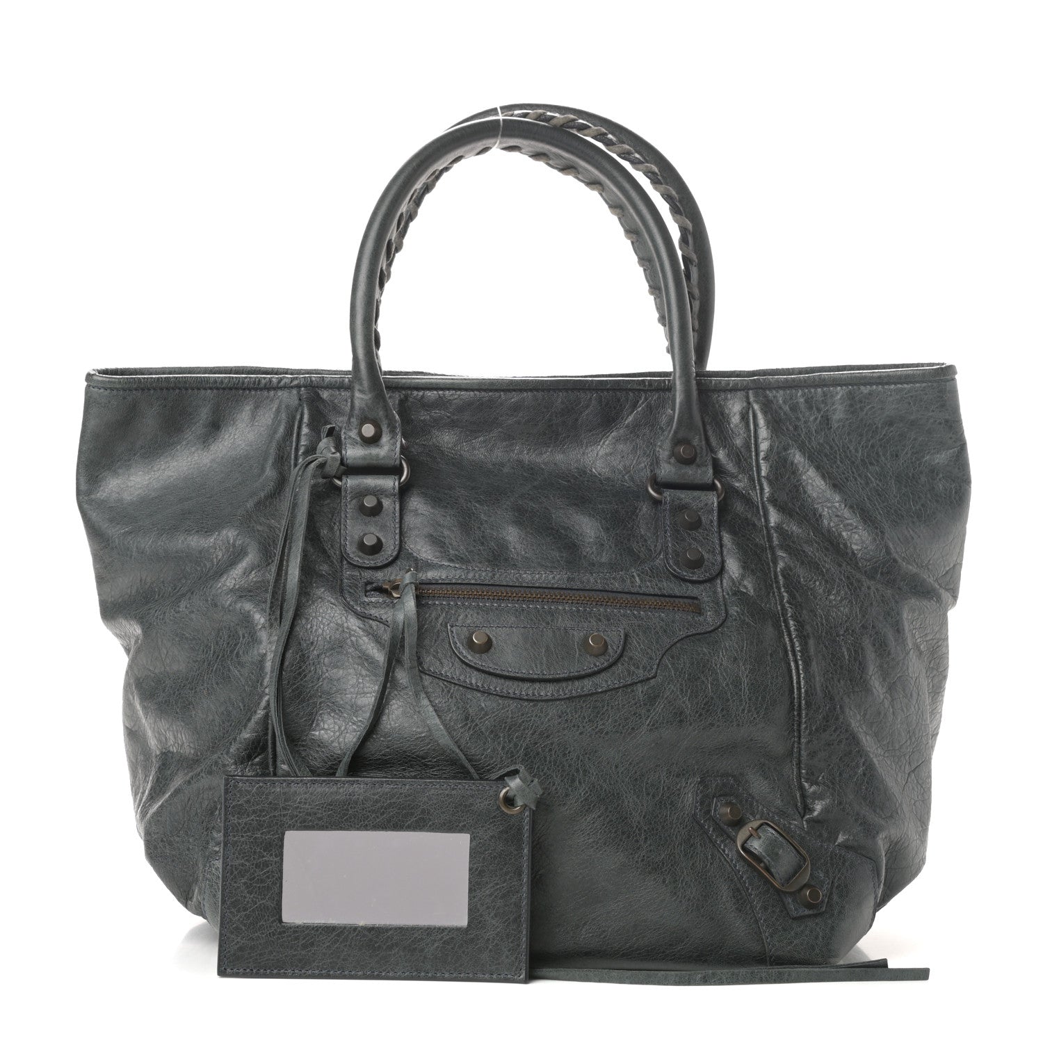 Balenciaga Agneau Classic Hardware S Sunday Tote Anthracite 1 of 10
