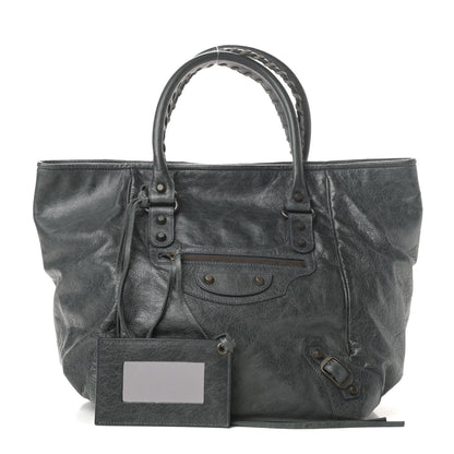 Balenciaga Agneau Classic Hardware S Sunday Tote Anthracite 1 of 10