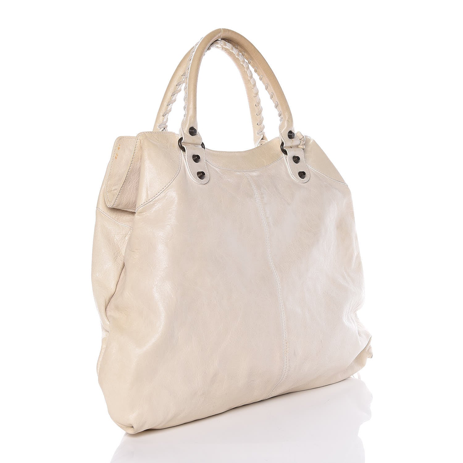 Balenciaga Agneau Classic Hardware Brief Natural 3 of 14