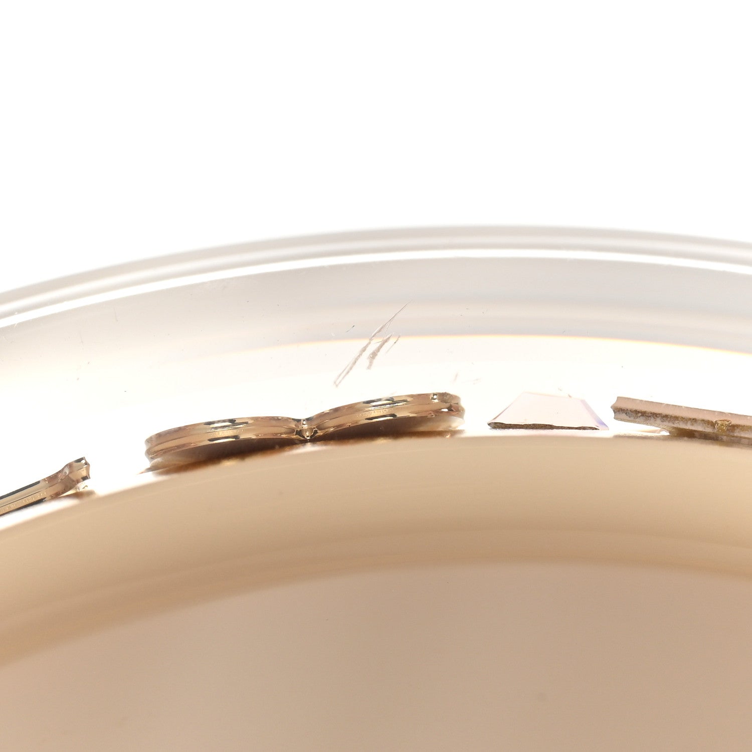 Louis Vuitton Resin Swarovski Inclusion GM Bracelet Tangerine 4 of 5