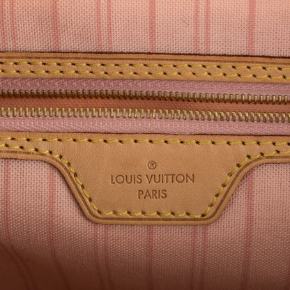 Louis Vuitton Damier Azur Delightful MM Rose Ballerine 5 of 9