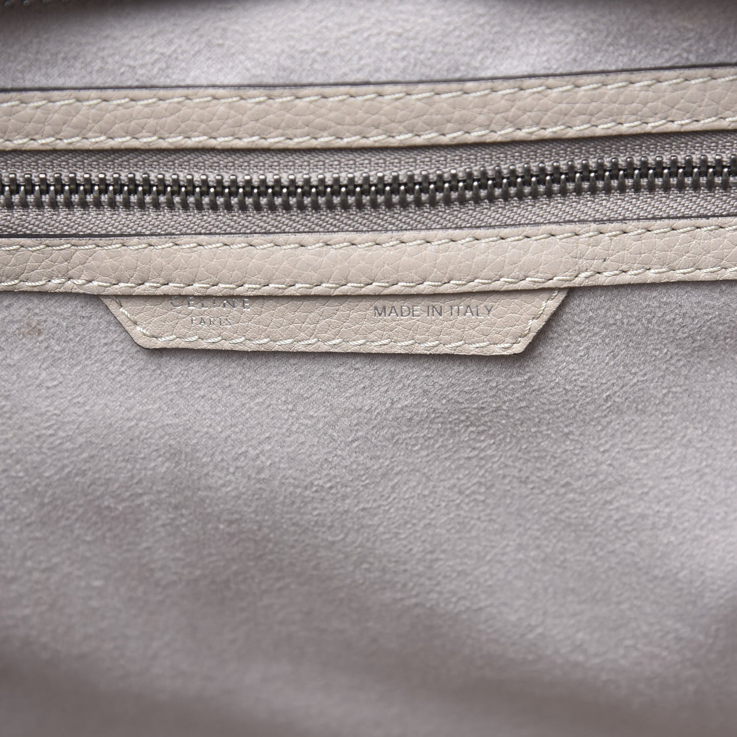 Drummed Calfskin Mini Luggage Dune